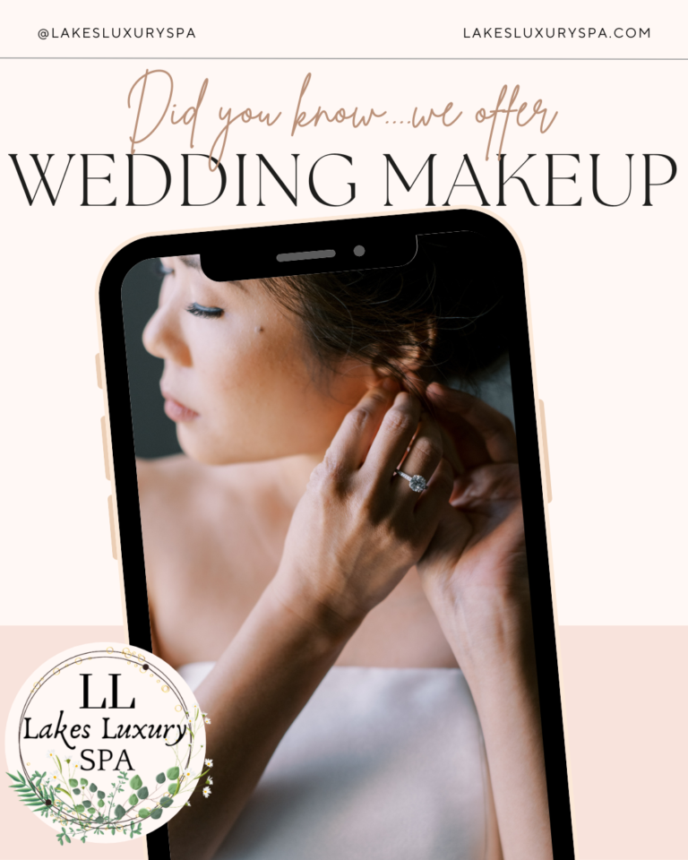 Radiant Bridal Beauty: Trusting Lakes Luxury Spa and Jane Iredale for Your Wedding Makeup